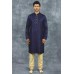 Navy Blue Pakistani Mens Kurta Pajama Eid & Wedding Suit