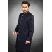 Navy Blue Lush Sherwani Groom Attire 