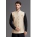 Gold Waistcoat Indian Mens Wedding Wear