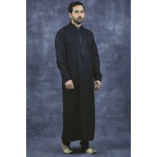 Black Jubba Arabic Royal Gown for Men