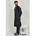 Black Embroidered Indian Mens Kurta Pajama