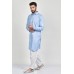 Sky Blue Readymade Pakistani Designer Salwar kameez