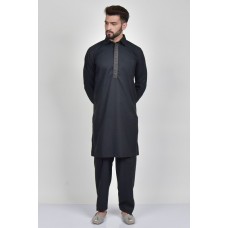 Black Pakistani Mens Kurta Salwar