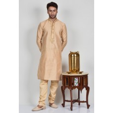 Golden Brown Indian Designer Mens Kurta Pajama