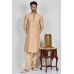 Golden Brown Indian Designer Mens Kurta Pajama