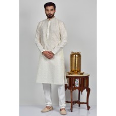 Off White Pakistani Mens Kurta Pajama