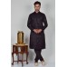 Black Indian Mens Eid Kurta Pajama