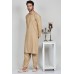 Brown Side Embroidered Eid Kurta Shalwar