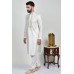 White Designer Kurta Indian Mens Eid Suit