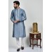 Grey Indian Readymade Fancy Kurta Pajama for Men