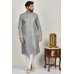 Grey Pakistani Designer Mens Kurta Pajama