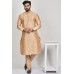 Gold Indian Mens Festive Kurta Pajama