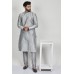 Grey Indian Festive Wear Mens Kurta Pajama