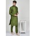 Mehndi Green Indian Mens Ethnic Kurta Pajama