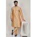 Gold Indian Mens Festive Kurta Pajama