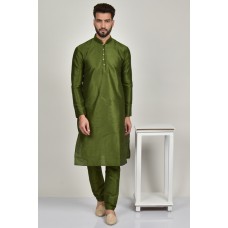 Mehndi Green Indian Mens Ethnic Kurta Pajama