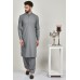 Grey Pakistani Gents Eid Kurta Suit