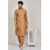 Dark Beige Pakistani Mens Kurta Pajama