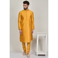 Mustard Kurta Pajama Indian Mens Wedding Suit