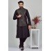 Black Jammawar Waistcoat Mens Evening Wear