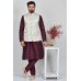 Cream Jammawar Waistcoat Mens Pakistani Clothing