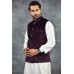 Purple Waistcoat Mens Formal Attire