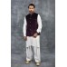 Purple Waistcoat Mens Formal Attire