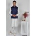 Navy Blue Waistcoat Graceful Mens Jacket