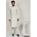 White Readymade Mens Kurta Pajama