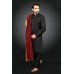 Black Embellished Groom Wedding Sherwani