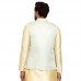 Cream Brocade Style Slim Fit Mens Waistcoat Cream Brocade Style Slim Fit Mens Waistcoat